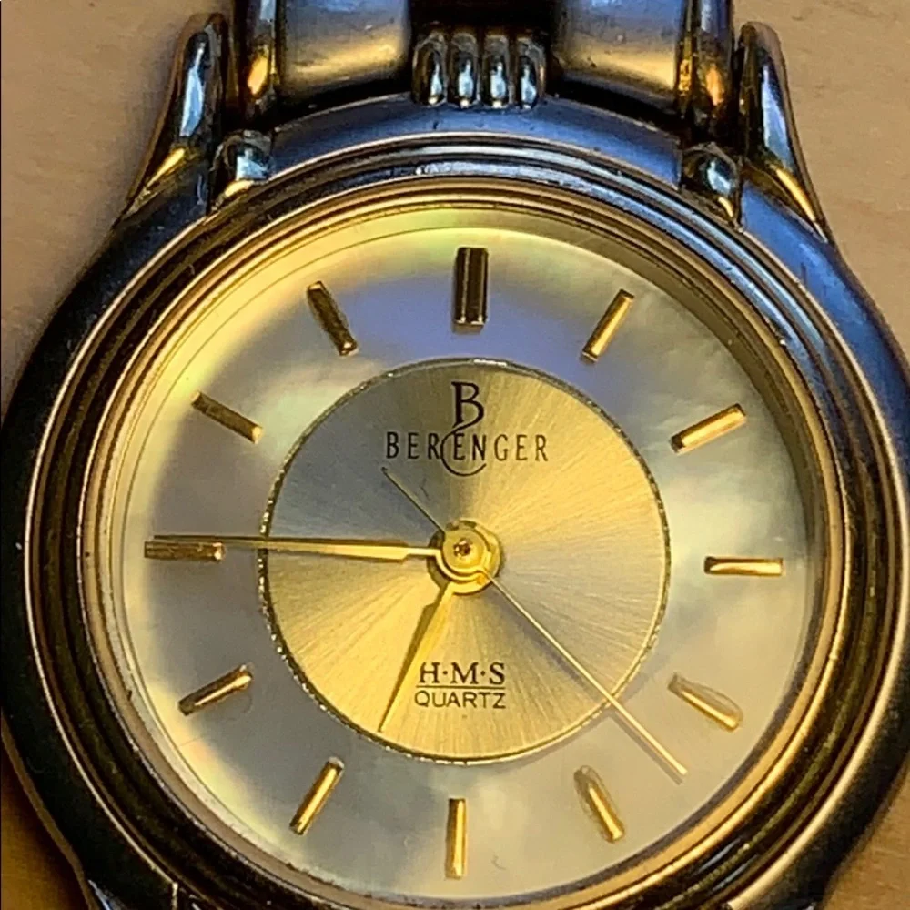 Berenger vintage watch mother of pearl face